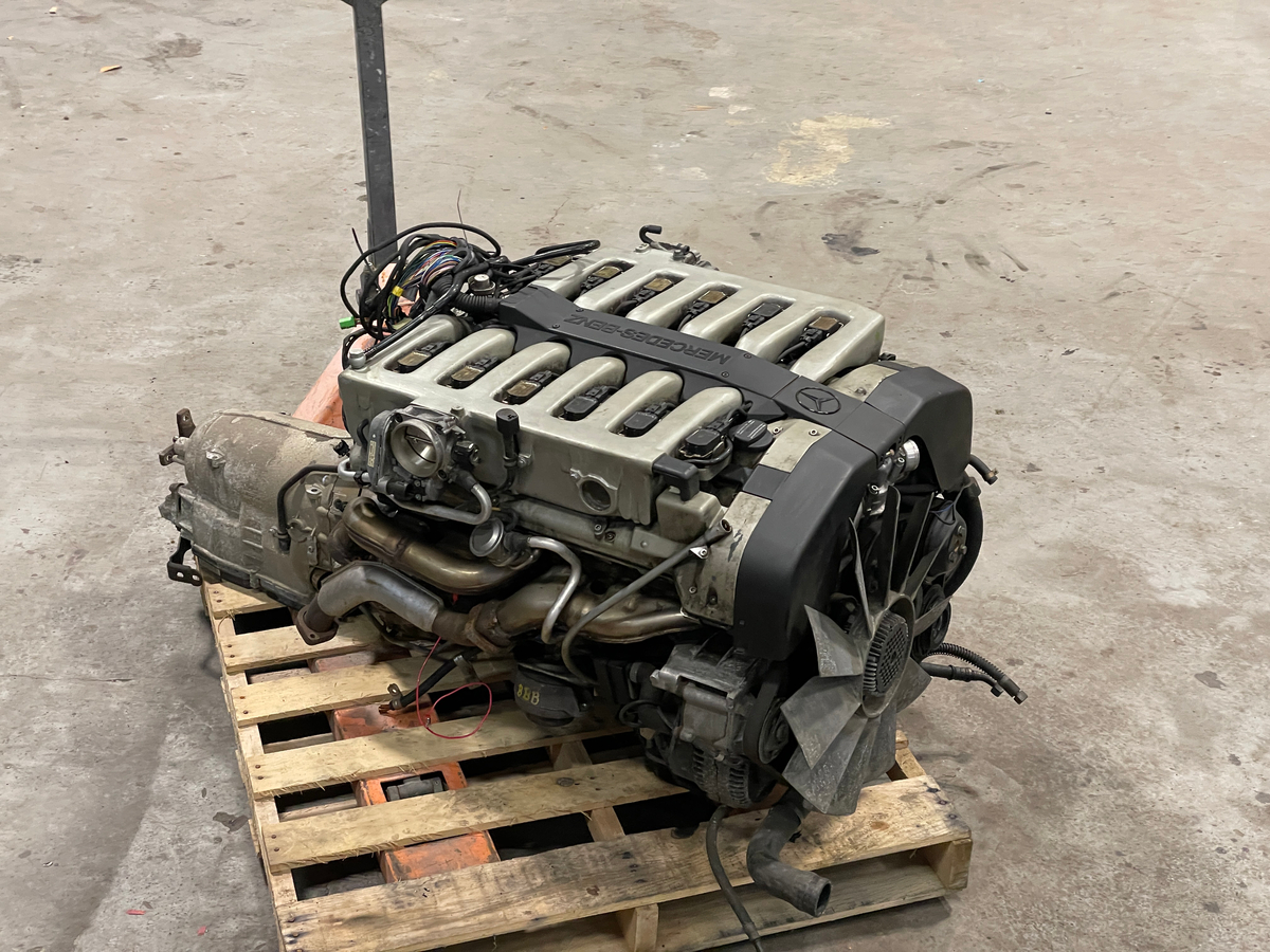 1997 Mercedes-Benz M120 6.0L V12 Powertrain Engine - Image 4